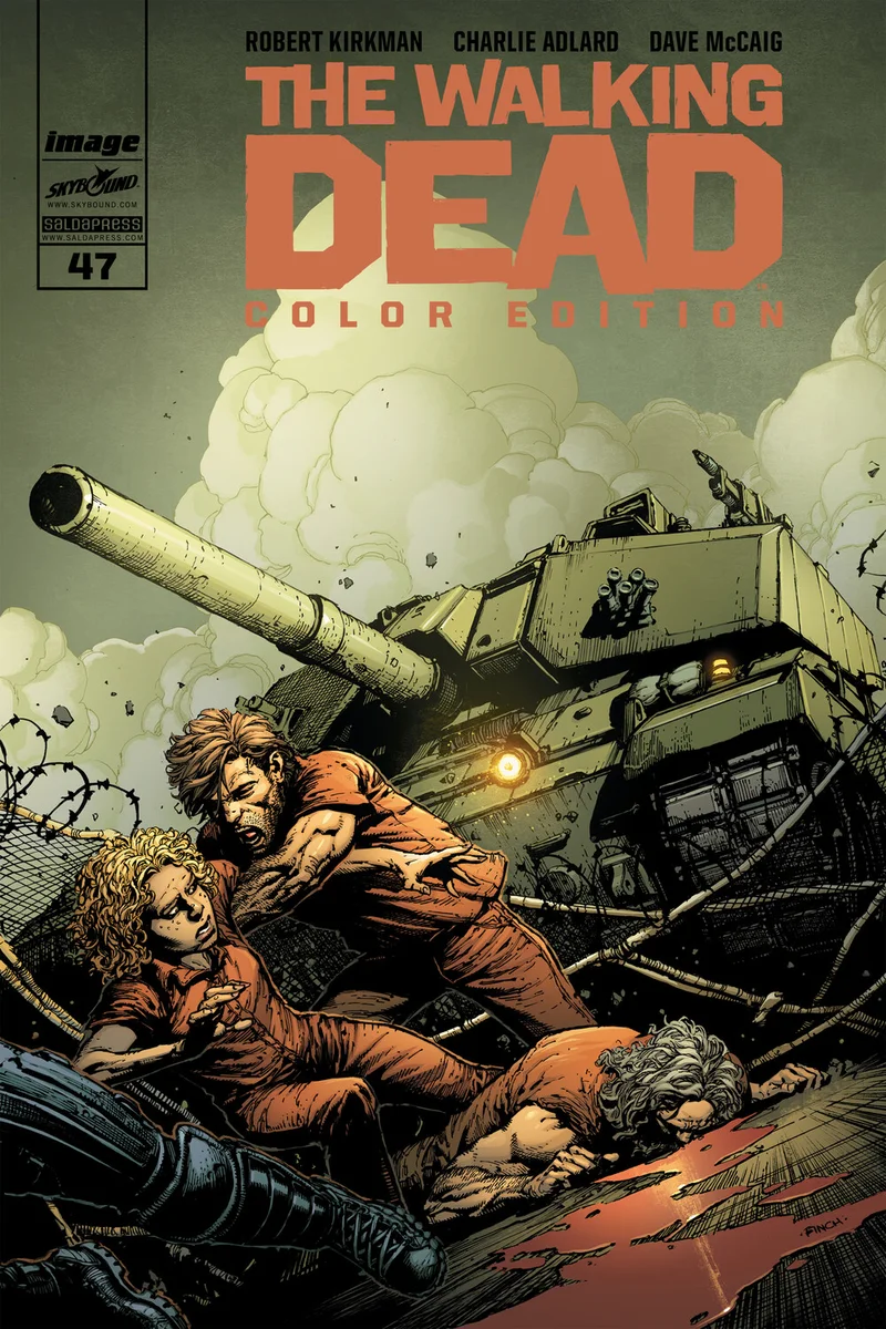 The Walking Dead Color Edition #47 copertina