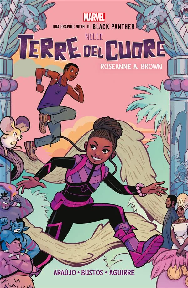 Copertina di Shuri e T’Challa: Nelle Terre del Cuore — Volume 3