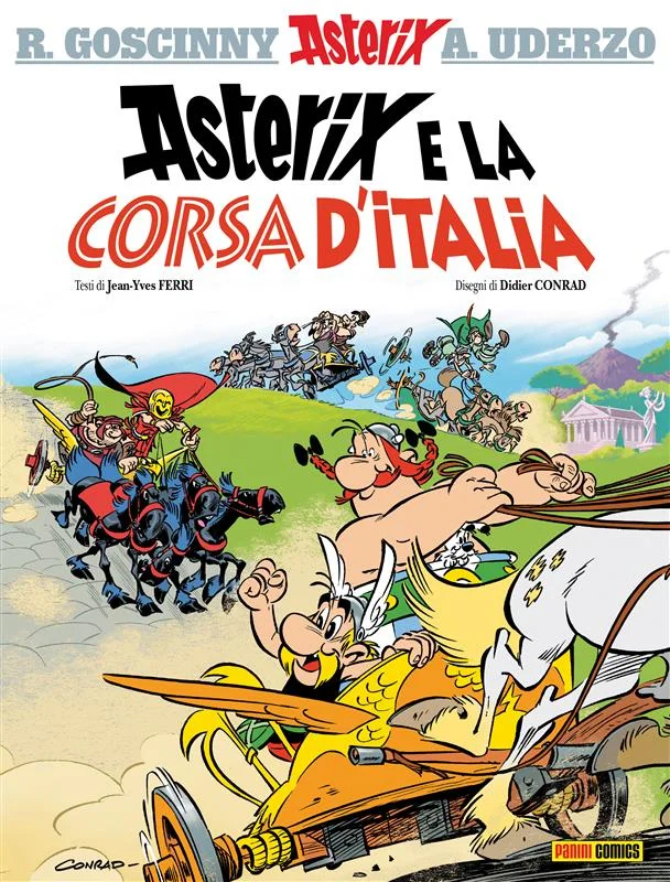 Asterix e la corsa d'Italia copertina