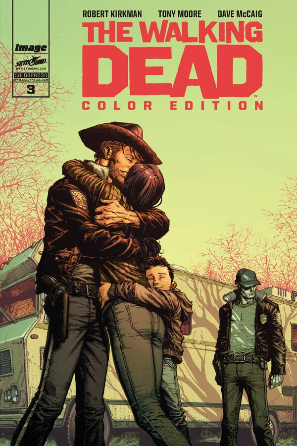 The Walking Dead Color Edition #3 copertina