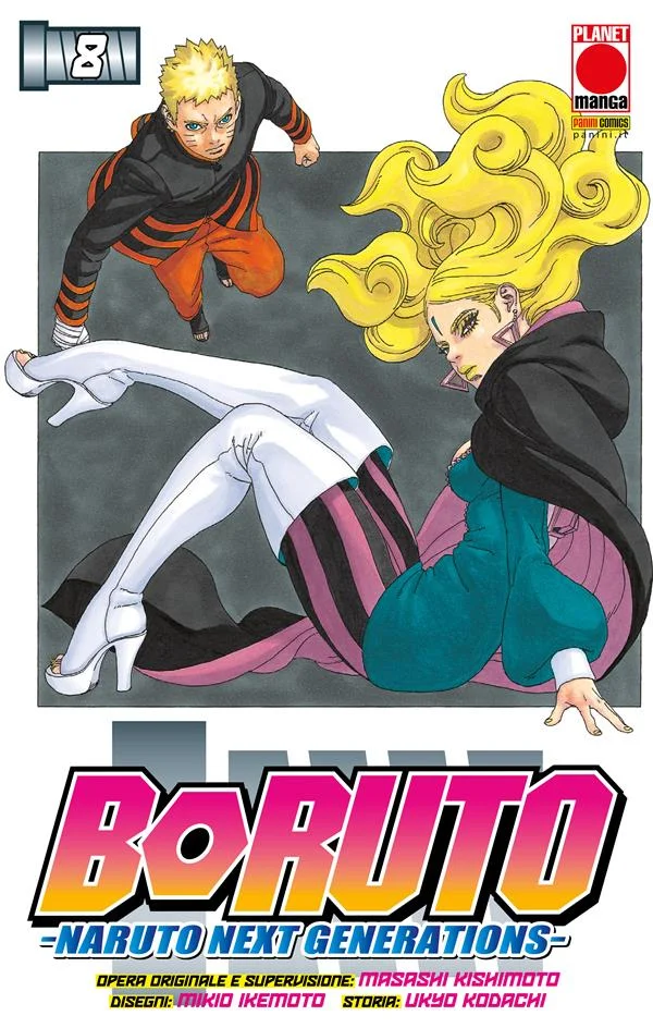 Boruto - Naruto Next Generations 8 copertina