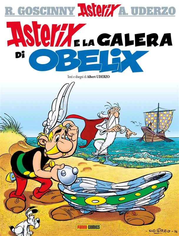 Asterix e la galera di Obelix copertina