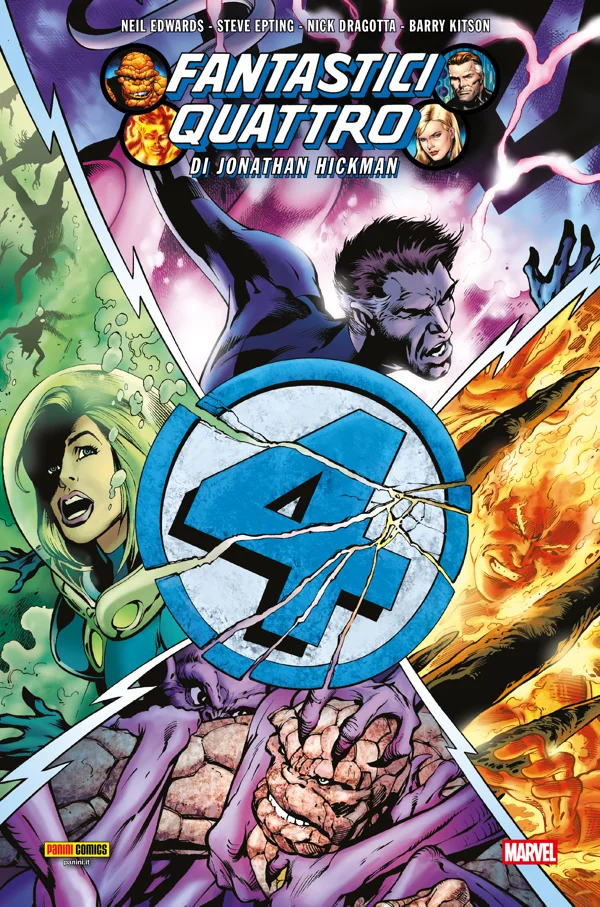 Copertina di Fantastici Quattro di Jonathan Hickman — Volume 2