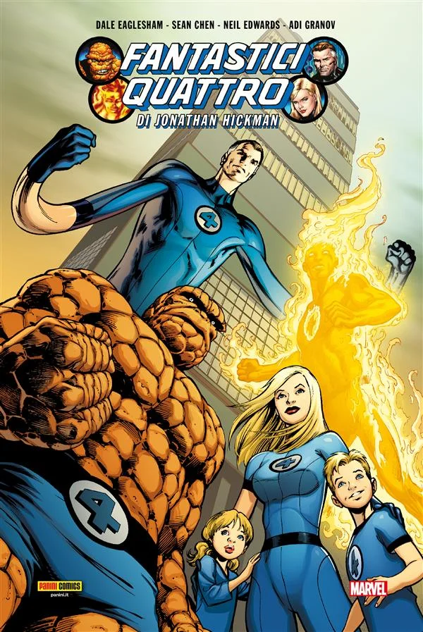 Copertina di Fantastici Quattro di Jonathan Hickman 1